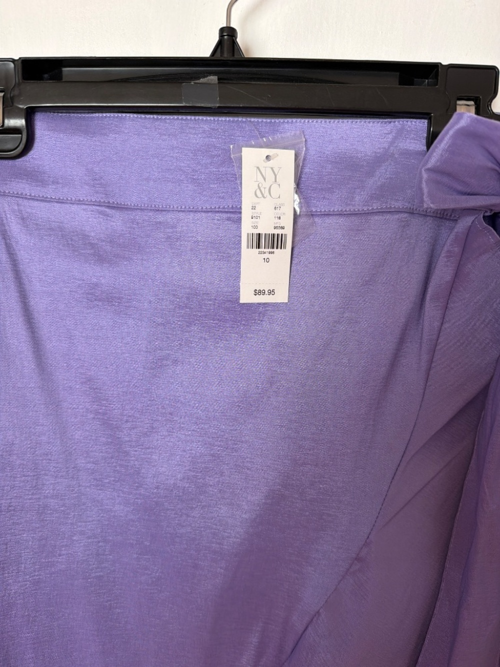 Lavender Purple Asymmetrical Wrap Skirt – New with Tags 💜 - Picture 3 of 5